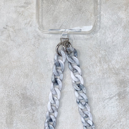 Works with most phone cases —no need to replace yours

Our phone strap gives hands-free convenience, perfect for busy lifestyles

Available in countless colours and designs to personalise your look

Our phone strap is made with love in the UK

Phone strap
Phone chain
Phone lanyard
Phone charm
Phone accessory